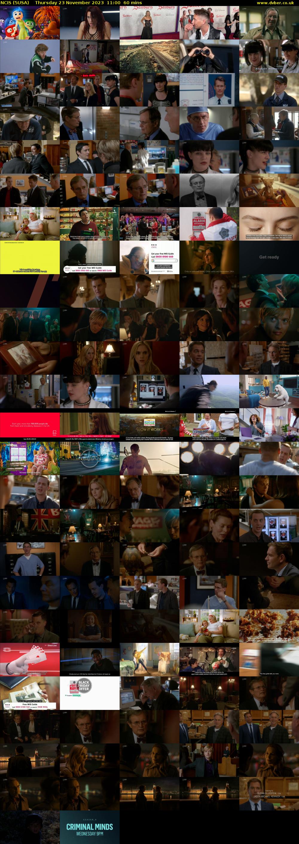 NCIS (5USA) Thursday 23 November 2023 11:00 - 12:00