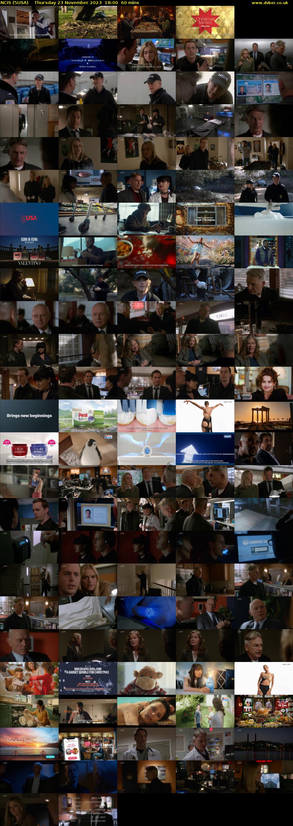 NCIS (5USA) Thursday 23 November 2023 18:00 - 19:00