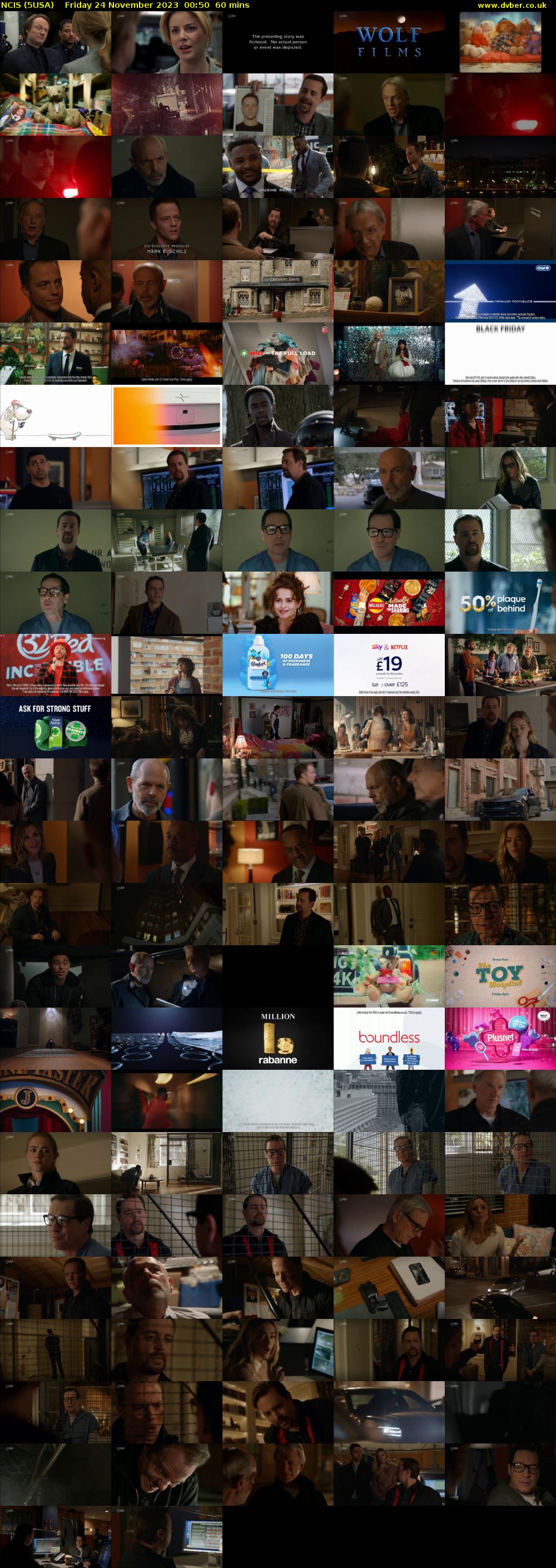 NCIS (5USA) Friday 24 November 2023 00:50 - 01:50