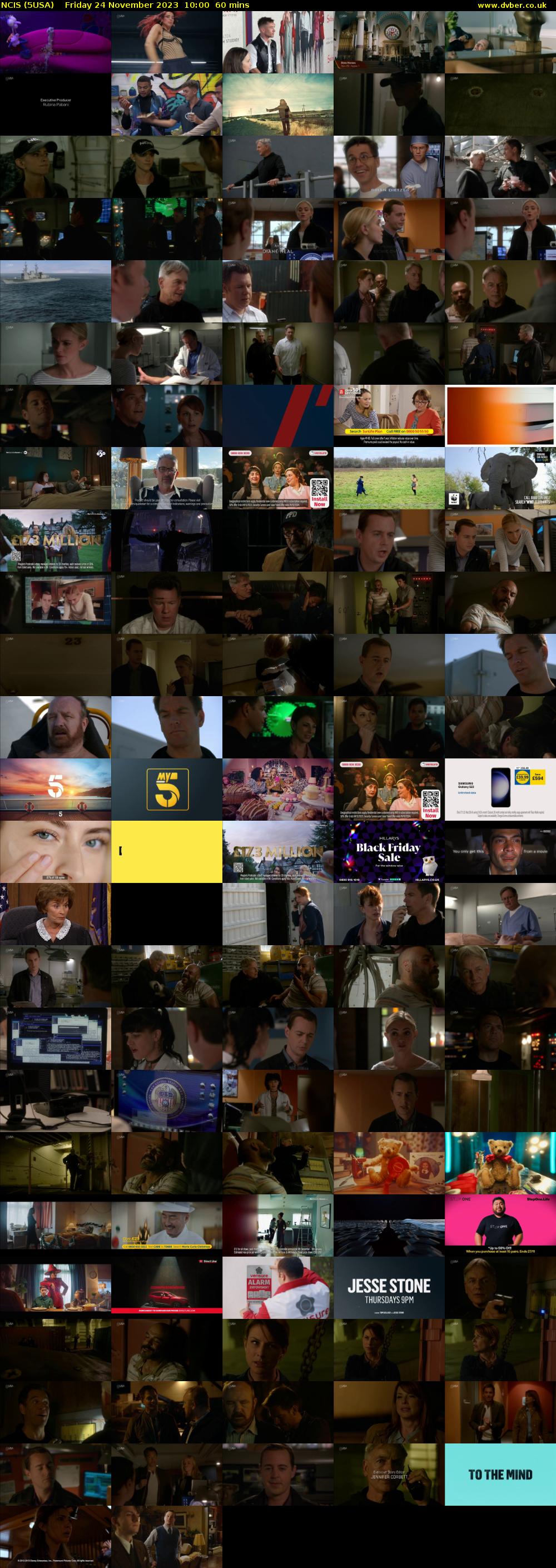 NCIS (5USA) Friday 24 November 2023 10:00 - 11:00