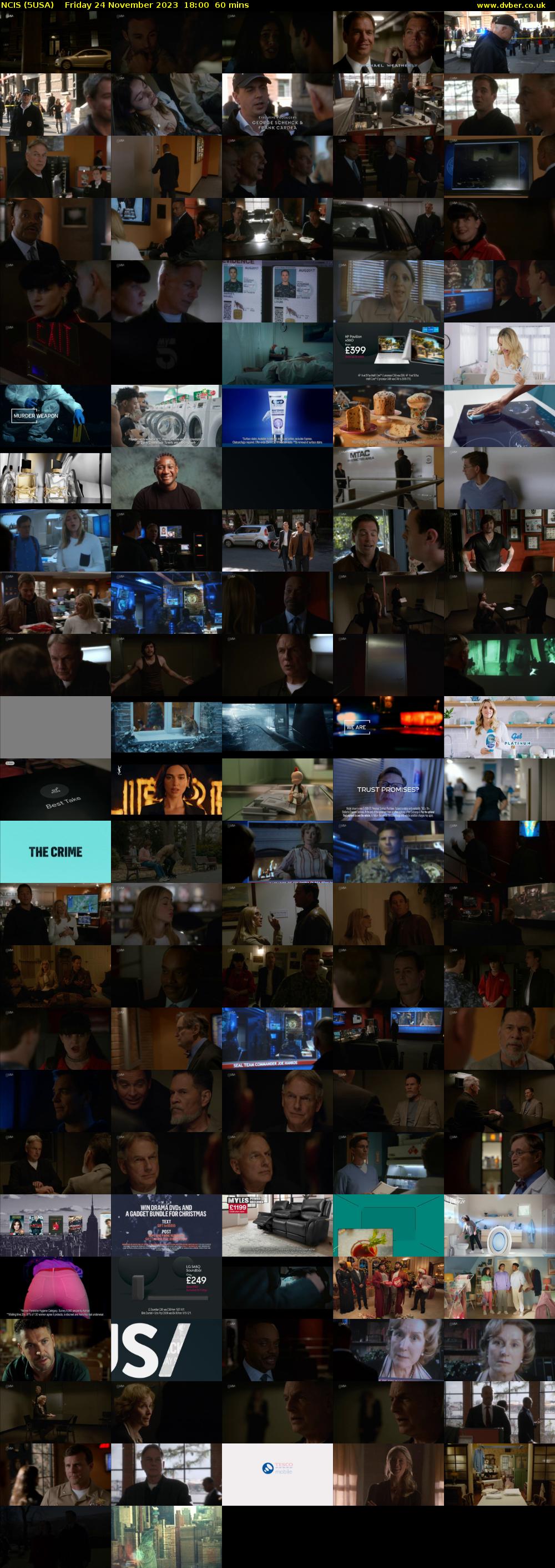 NCIS (5USA) Friday 24 November 2023 18:00 - 19:00
