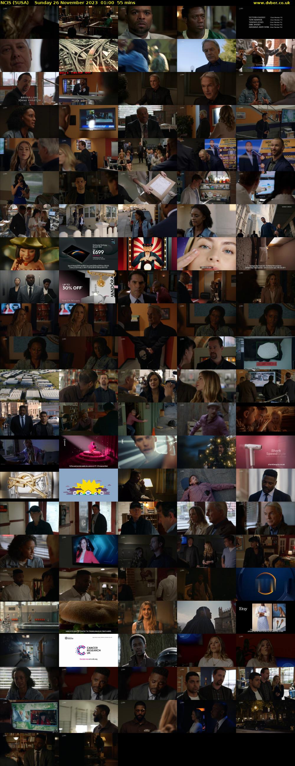 NCIS (5USA) Sunday 26 November 2023 01:00 - 01:55