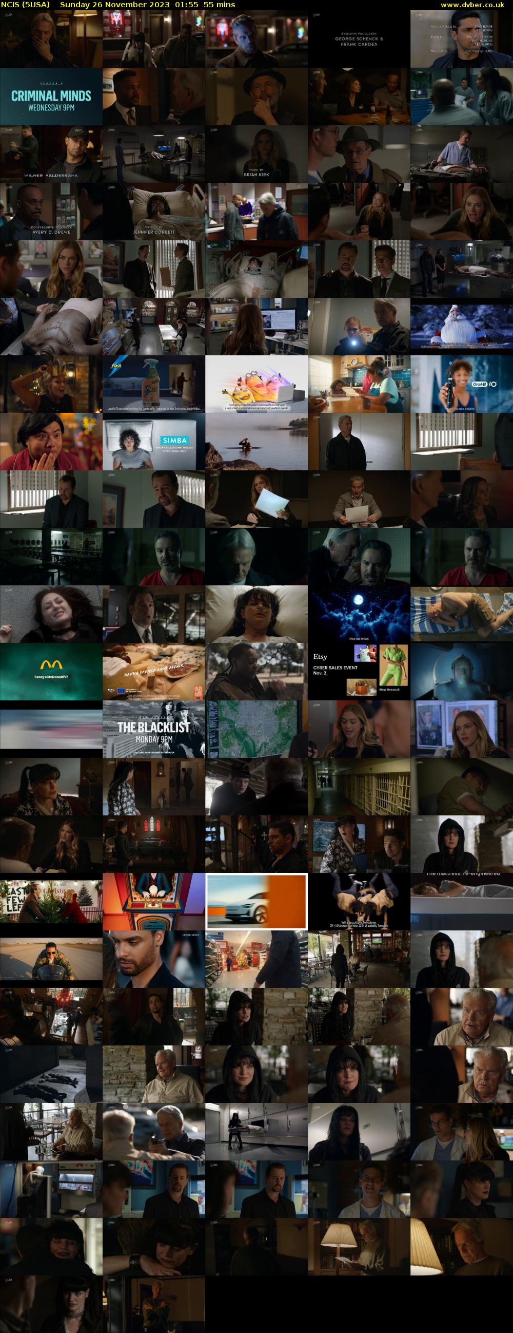 NCIS (5USA) Sunday 26 November 2023 01:55 - 02:50