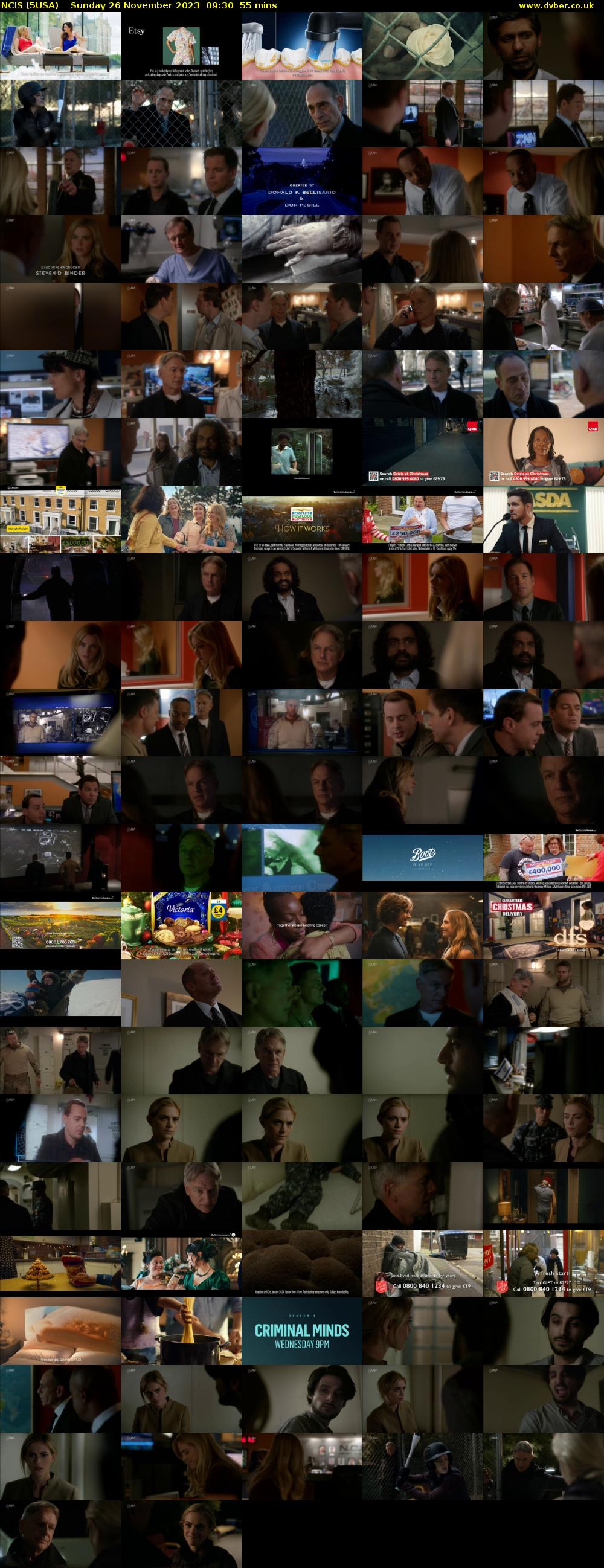 NCIS (5USA) Sunday 26 November 2023 09:30 - 10:25
