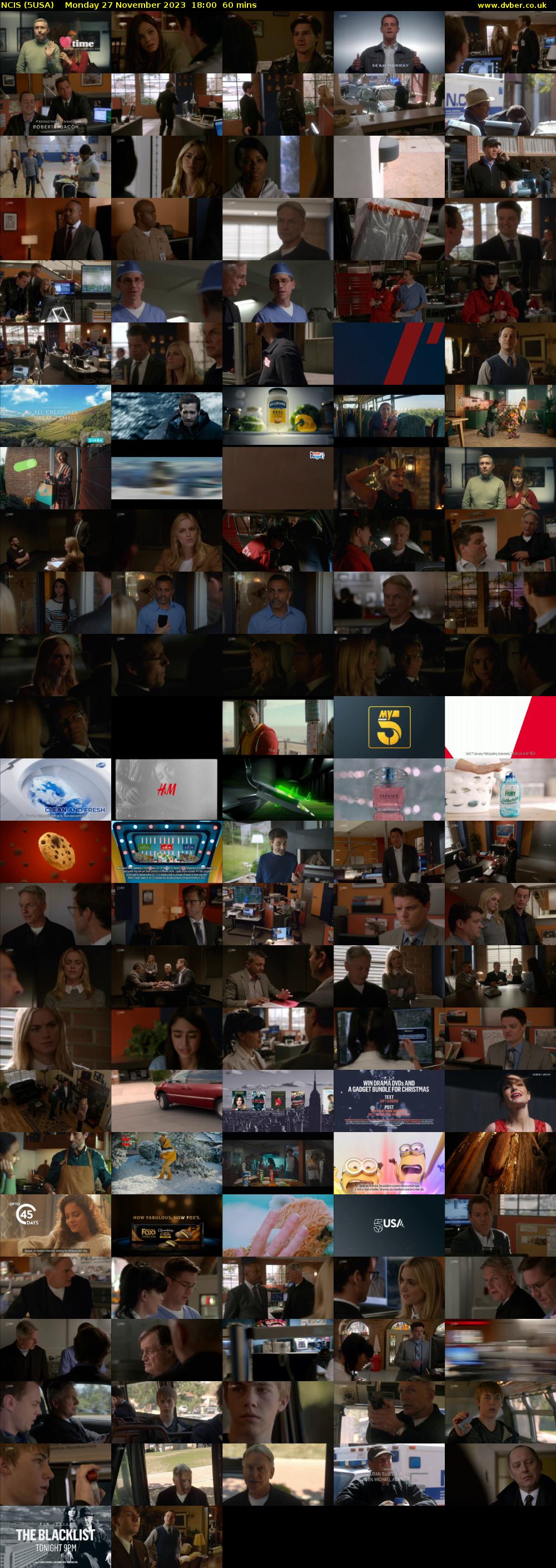 NCIS (5USA) Monday 27 November 2023 18:00 - 19:00