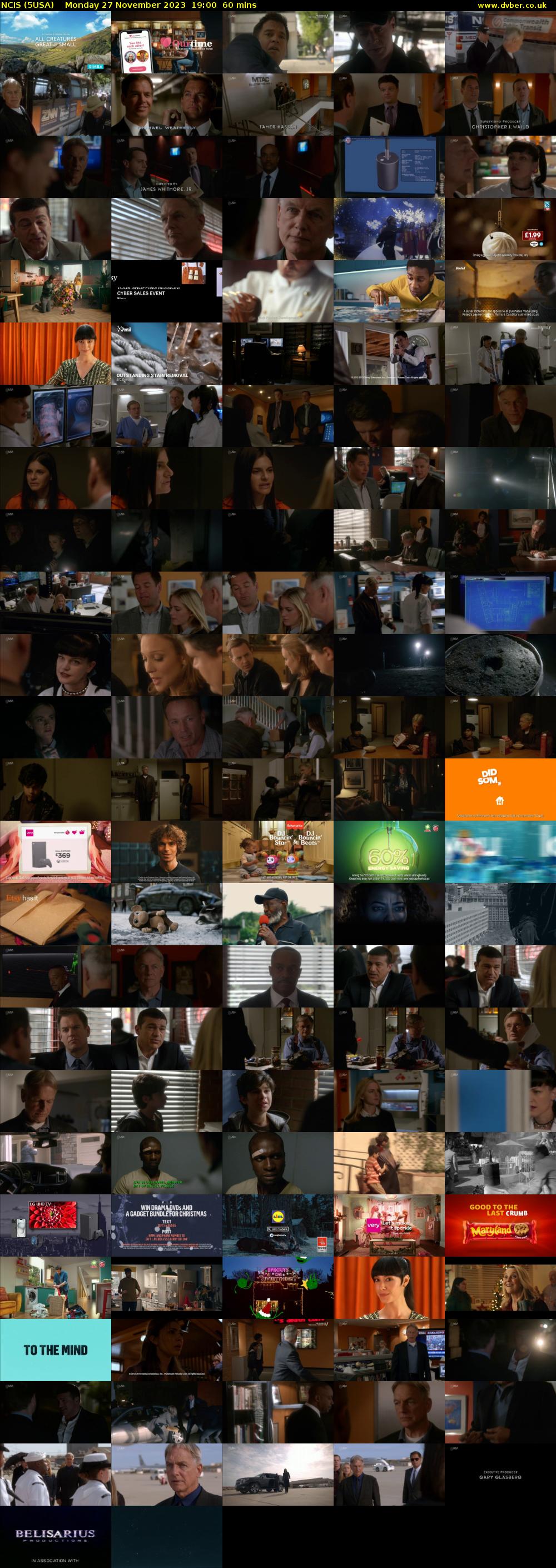 NCIS (5USA) Monday 27 November 2023 19:00 - 20:00