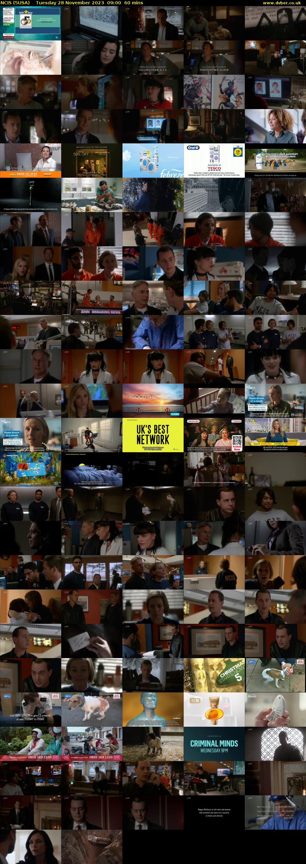 NCIS (5USA) Tuesday 28 November 2023 09:00 - 10:00