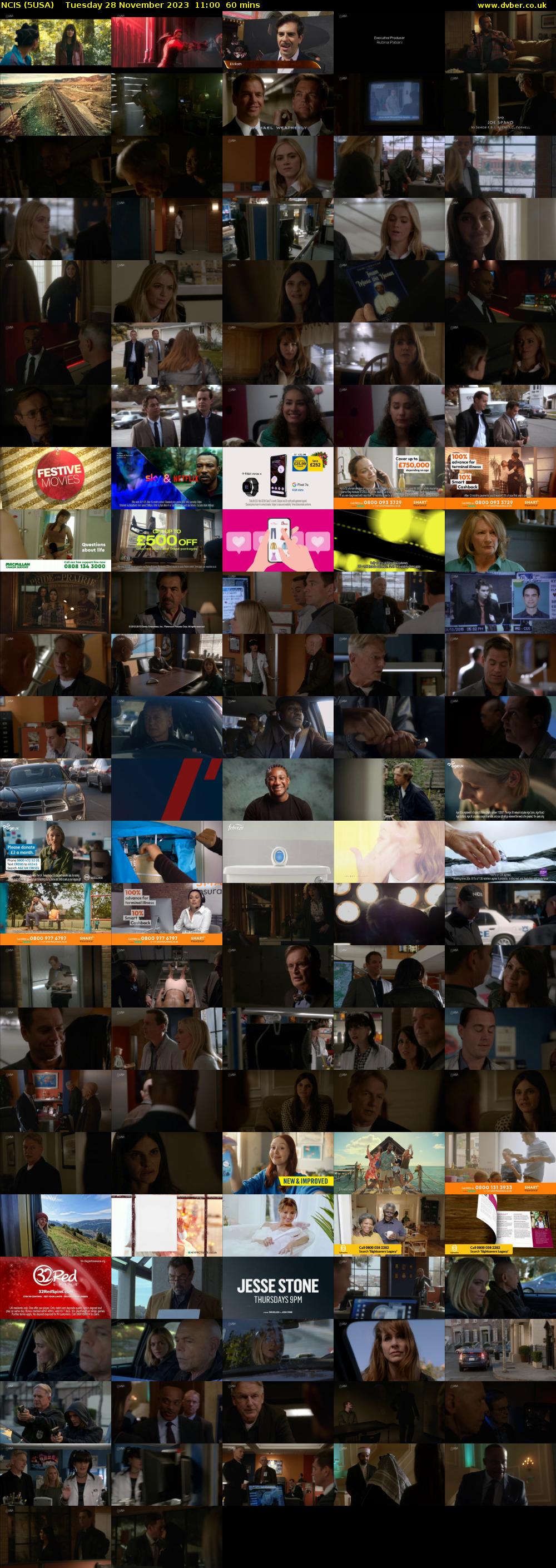 NCIS (5USA) Tuesday 28 November 2023 11:00 - 12:00