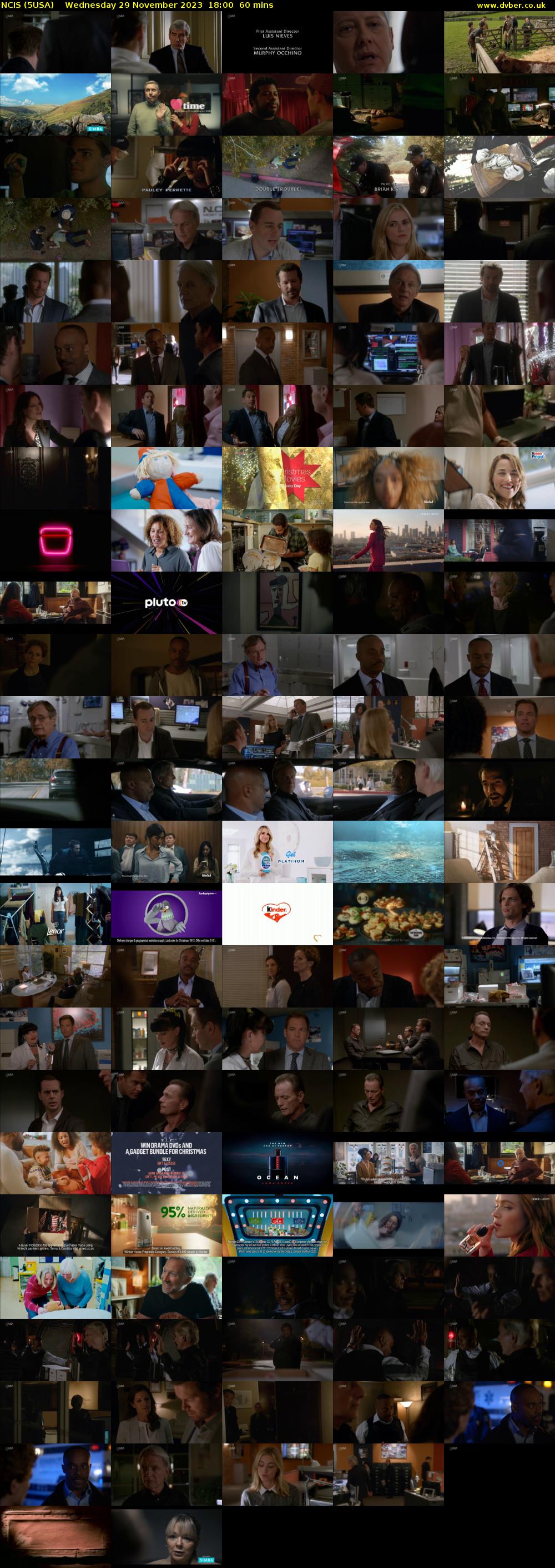 NCIS (5USA) Wednesday 29 November 2023 18:00 - 19:00