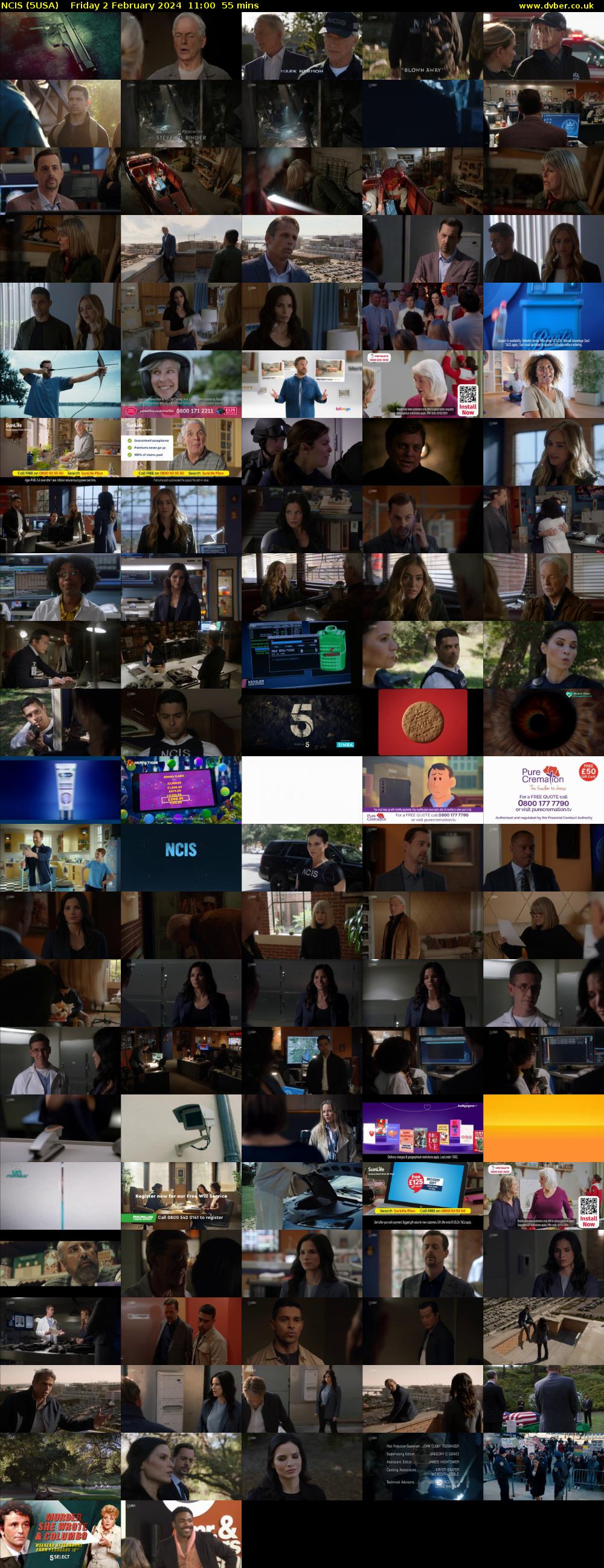 NCIS (5USA) Friday 2 February 2024 11:00 - 11:55