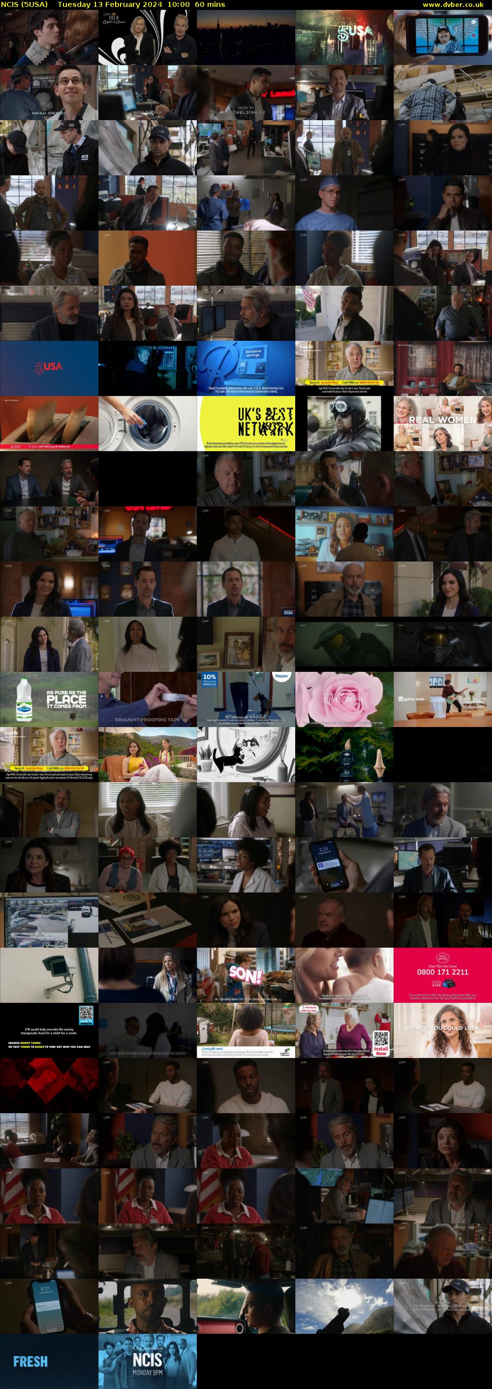 NCIS (5USA) Tuesday 13 February 2024 10:00 - 11:00