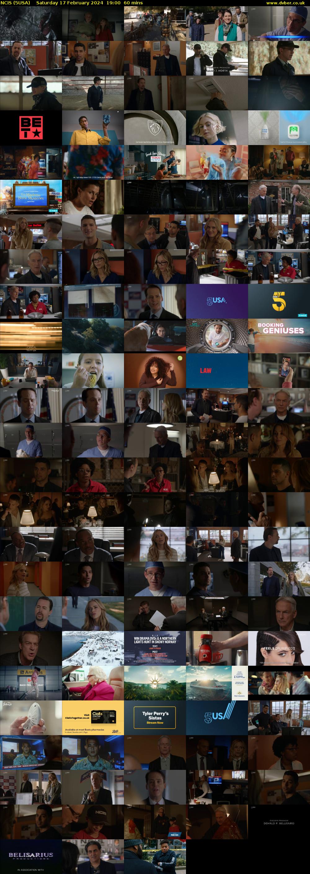 NCIS (5USA) Saturday 17 February 2024 19:00 - 20:00