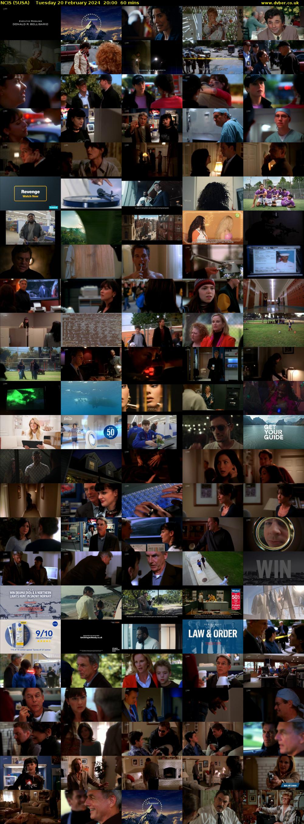 NCIS (5USA) Tuesday 20 February 2024 20:00 - 21:00
