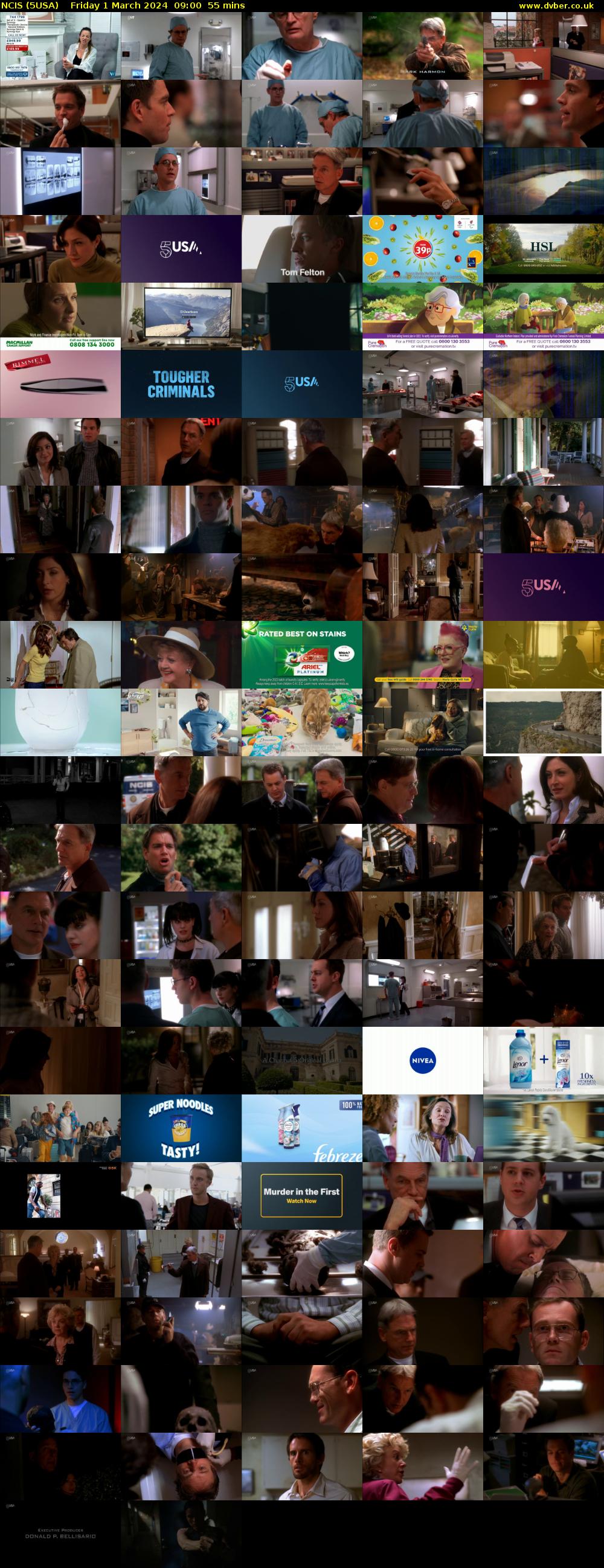 NCIS (5USA) Friday 1 March 2024 09:00 - 09:55
