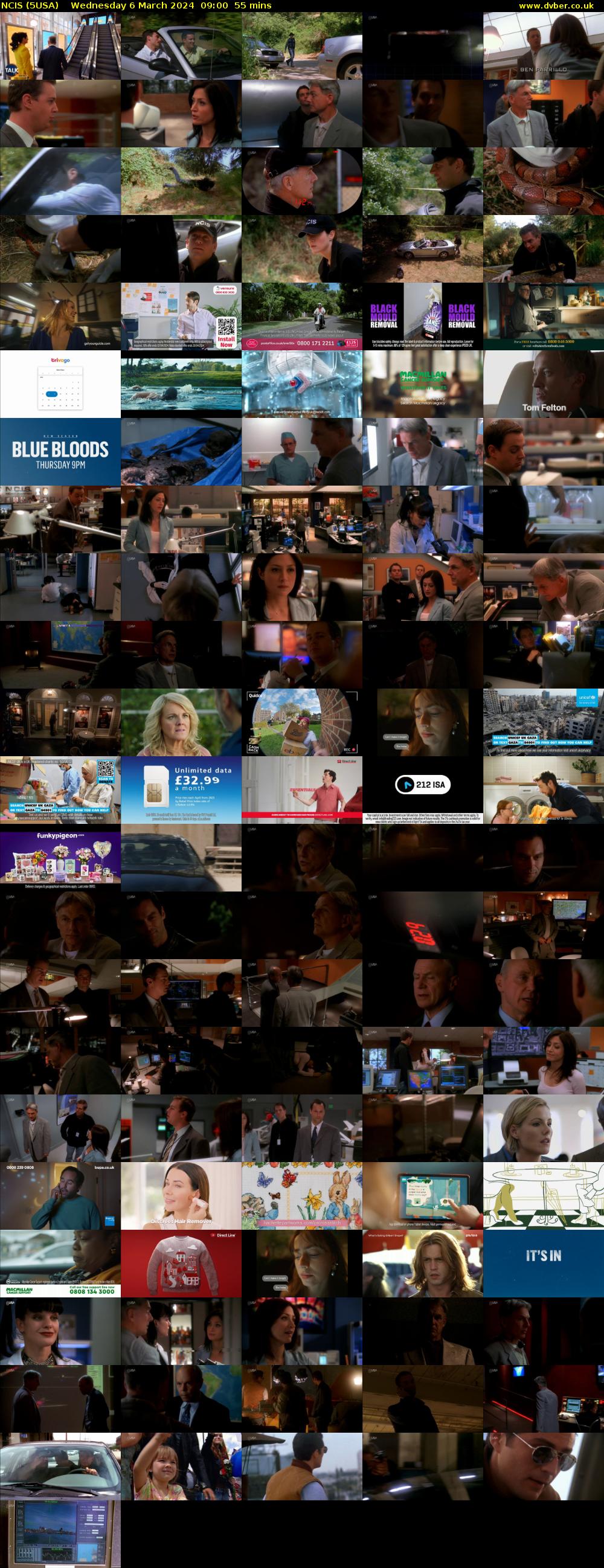 NCIS (5USA) Wednesday 6 March 2024 09:00 - 09:55