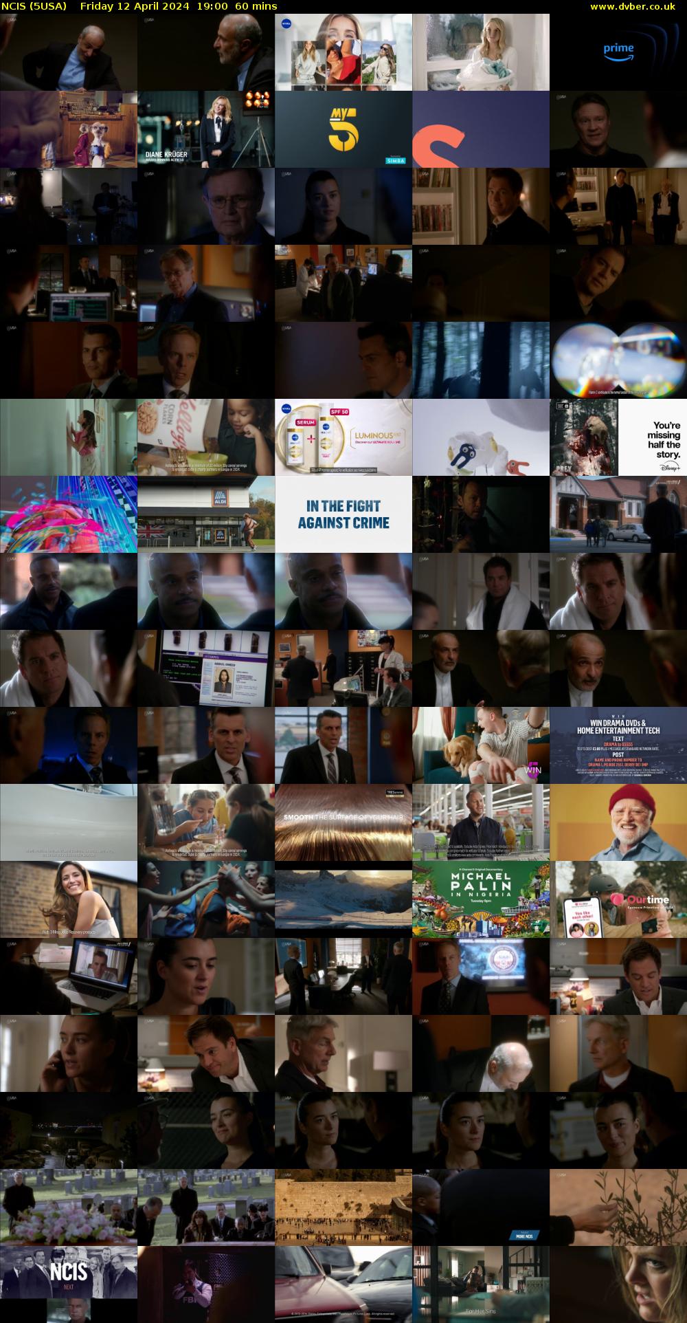 NCIS (5USA) Friday 12 April 2024 19:00 - 20:00
