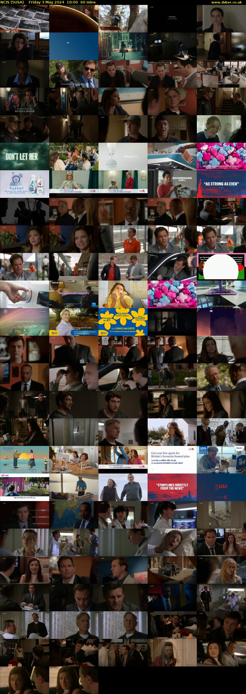 NCIS (5USA) Friday 3 May 2024 10:00 - 11:00