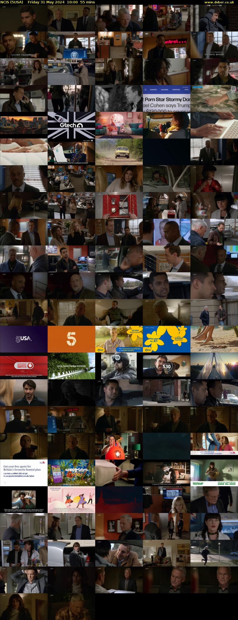 NCIS (5USA) Friday 31 May 2024 10:00 - 10:55