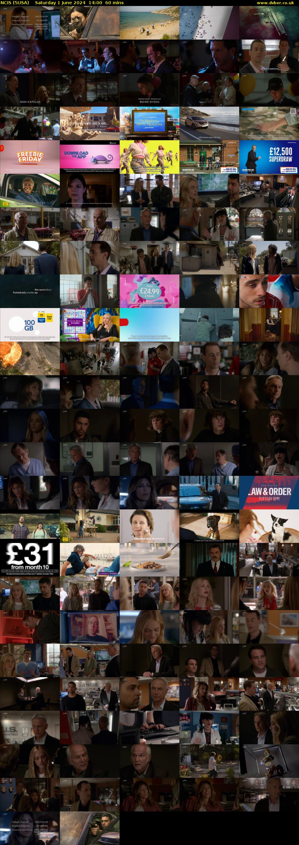 NCIS (5USA) Saturday 1 June 2024 14:00 - 15:00