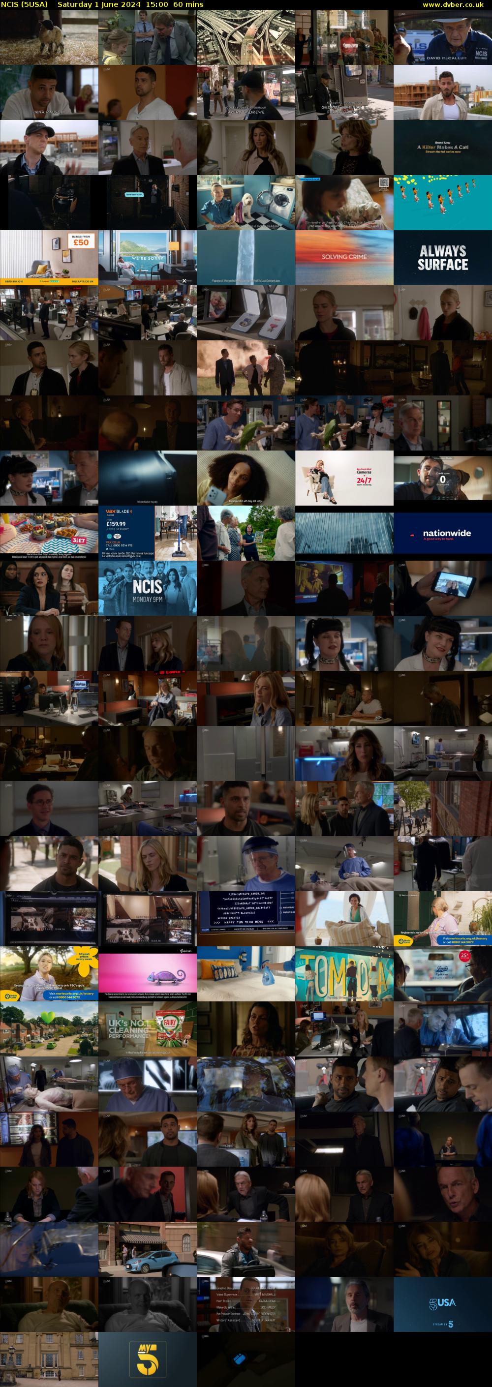 NCIS (5USA) Saturday 1 June 2024 15:00 - 16:00