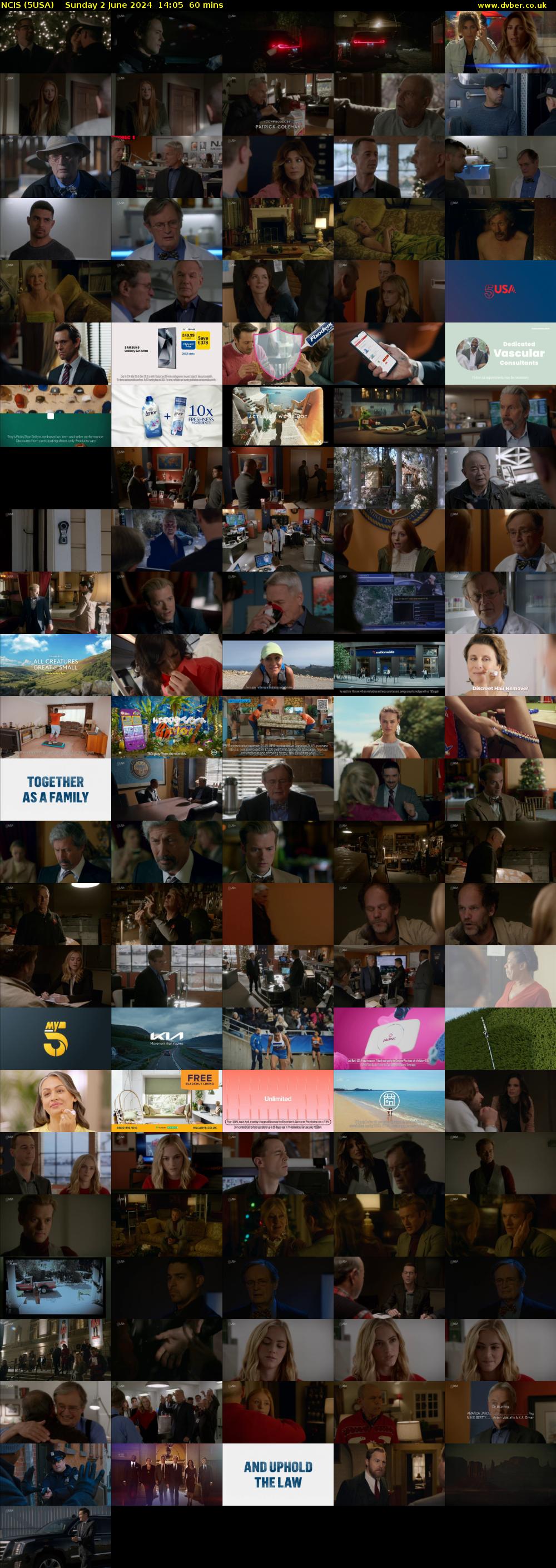 NCIS (5USA) Sunday 2 June 2024 14:05 - 15:05