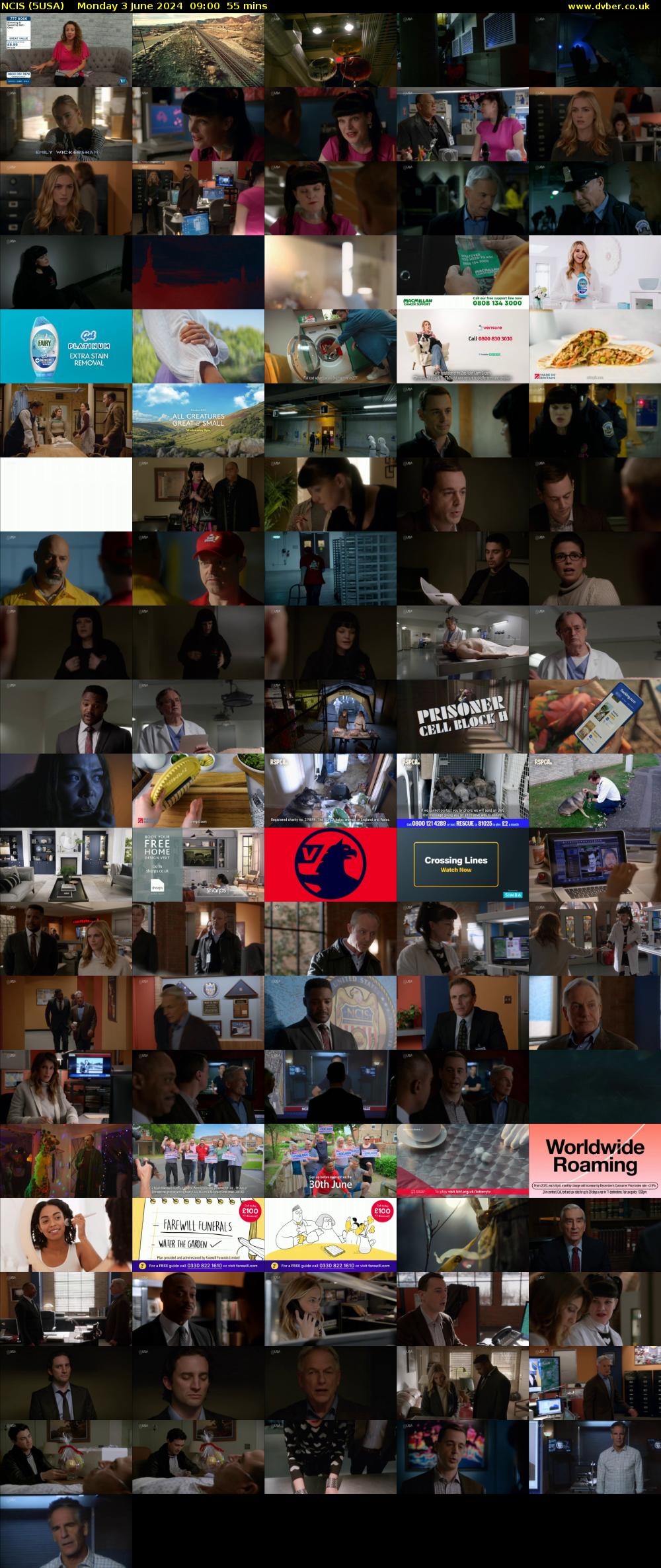 NCIS (5USA) Monday 3 June 2024 09:00 - 09:55
