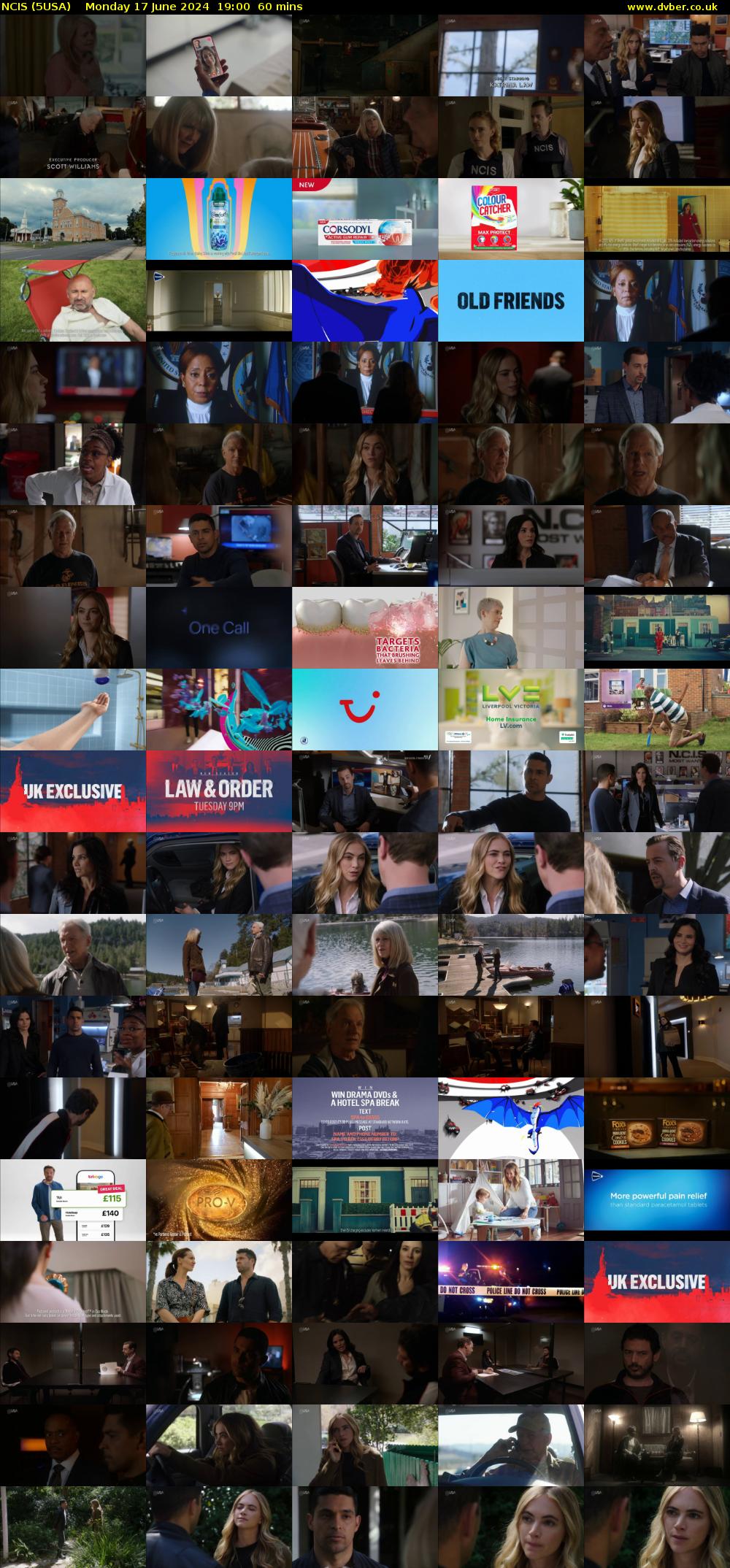 NCIS (5USA) Monday 17 June 2024 19:00 - 20:00