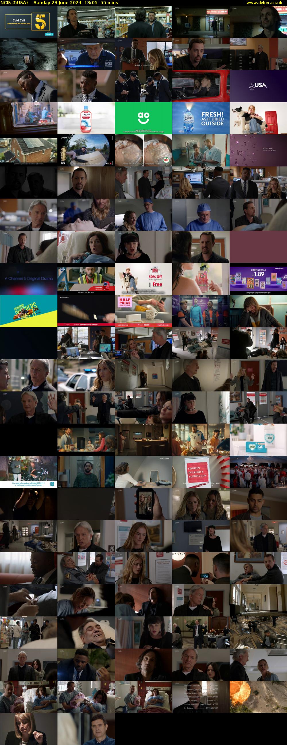 NCIS (5USA) Sunday 23 June 2024 13:05 - 14:00