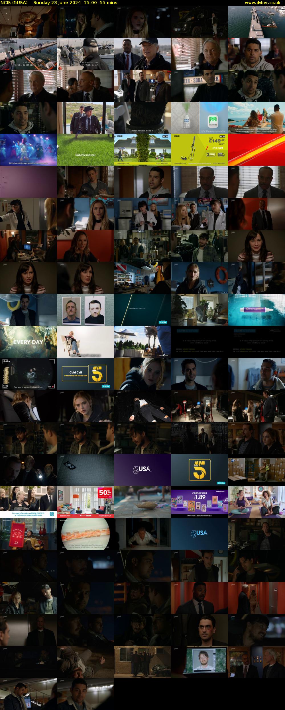 NCIS (5USA) Sunday 23 June 2024 15:00 - 15:55