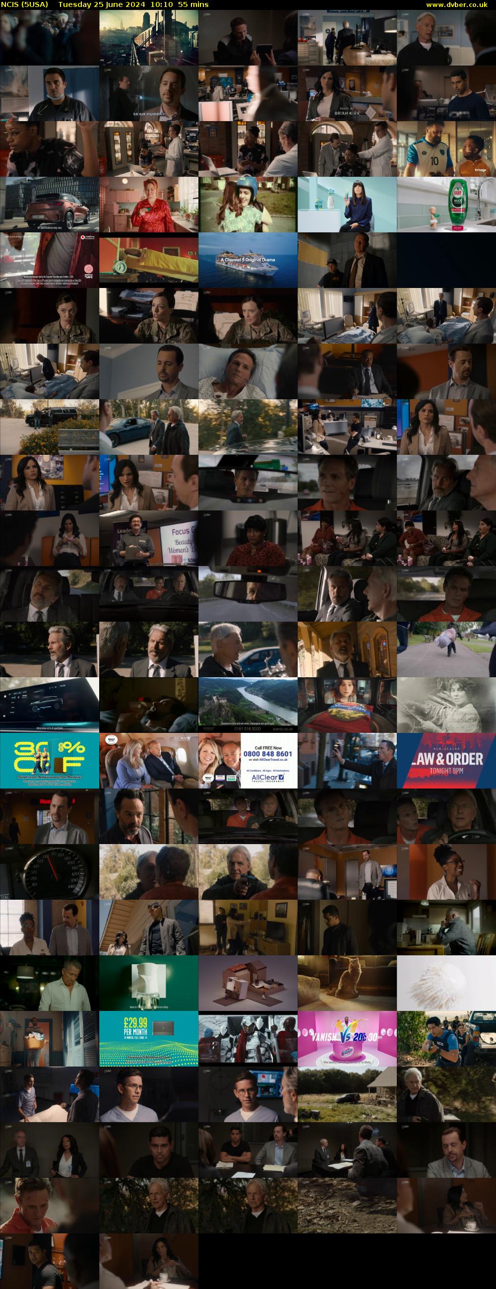 NCIS (5USA) Tuesday 25 June 2024 10:10 - 11:05