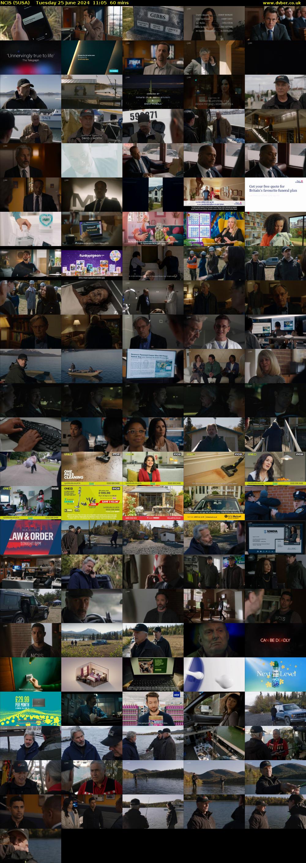 NCIS (5USA) Tuesday 25 June 2024 11:05 - 12:05