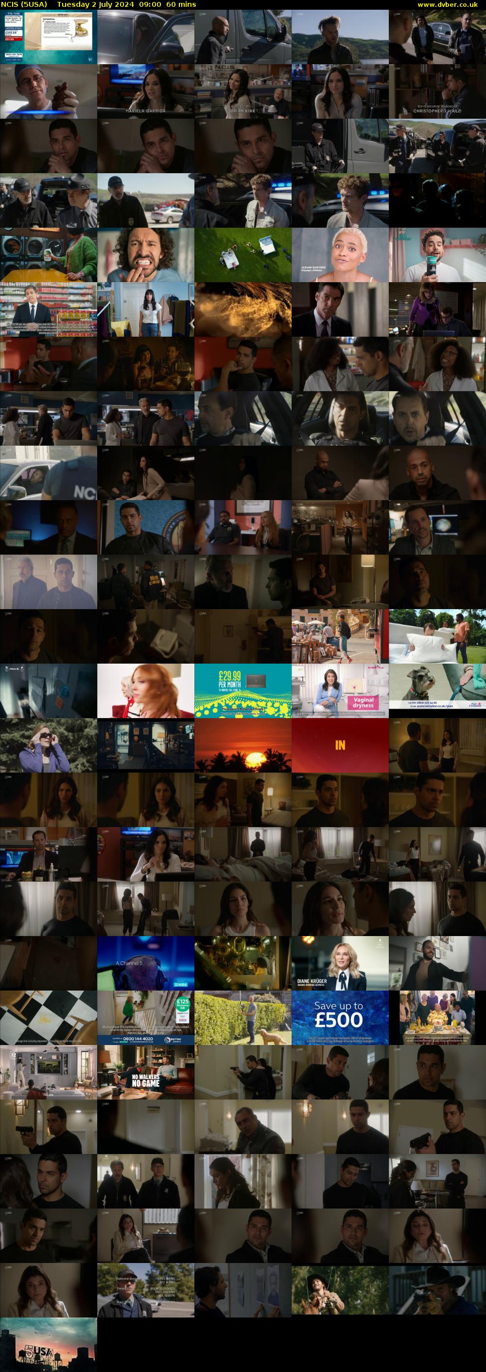 NCIS (5USA) Tuesday 2 July 2024 09:00 - 10:00