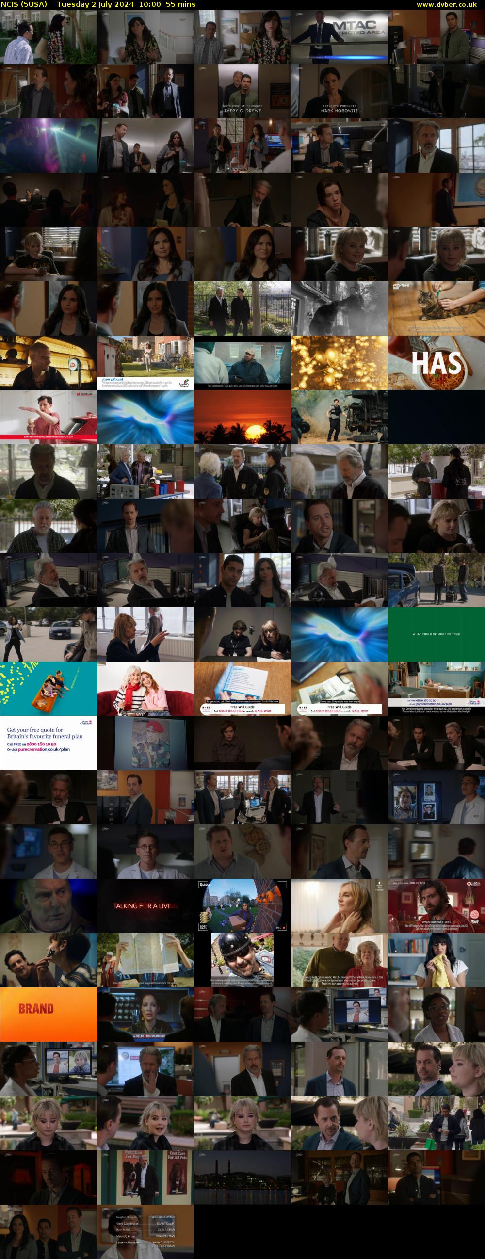 NCIS (5USA) Tuesday 2 July 2024 10:00 - 10:55