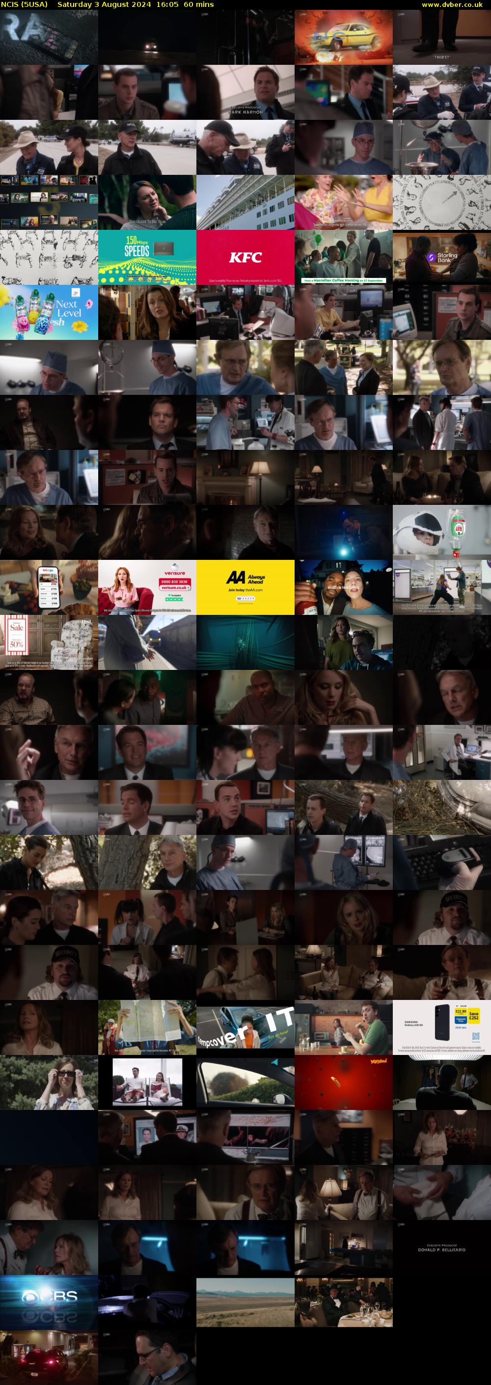NCIS (5USA) Saturday 3 August 2024 16:05 - 17:05