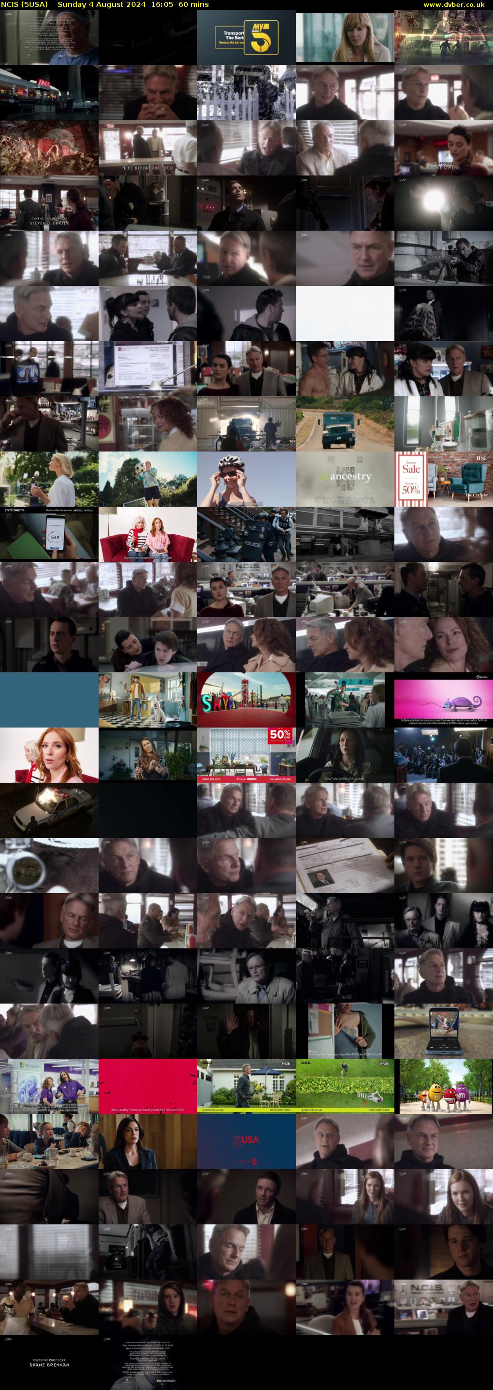 NCIS (5USA) Sunday 4 August 2024 16:05 - 17:05