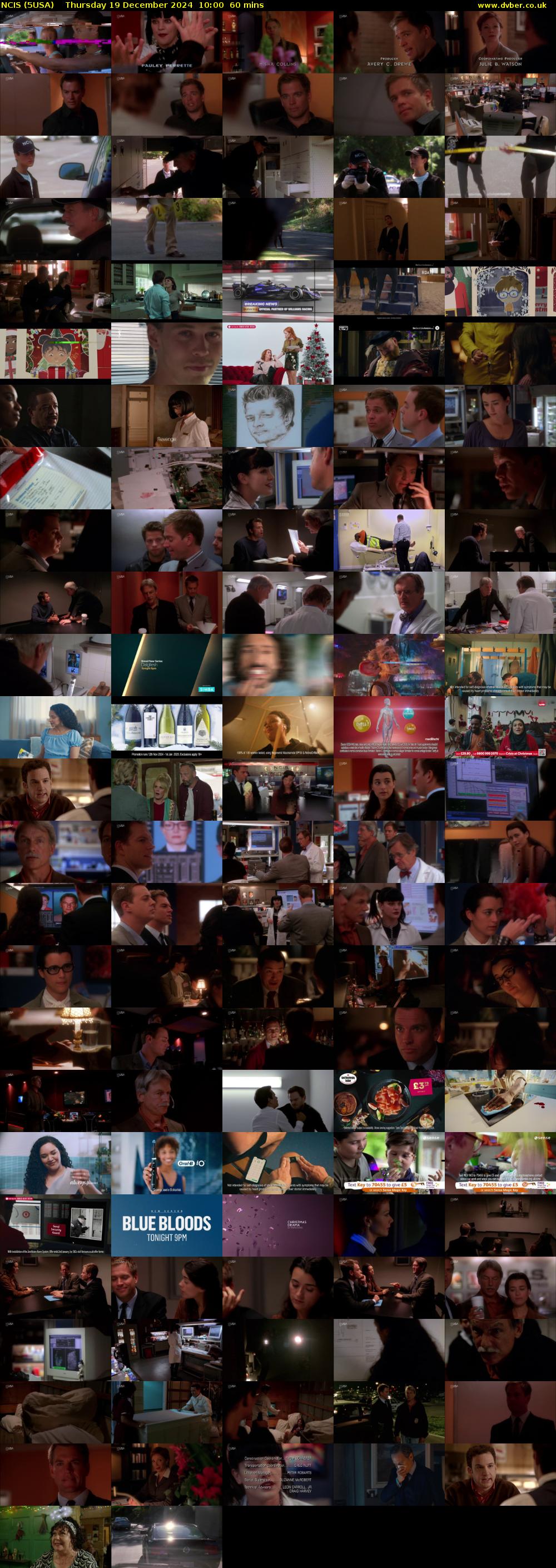 NCIS (5USA) Thursday 19 December 2024 10:00 - 11:00