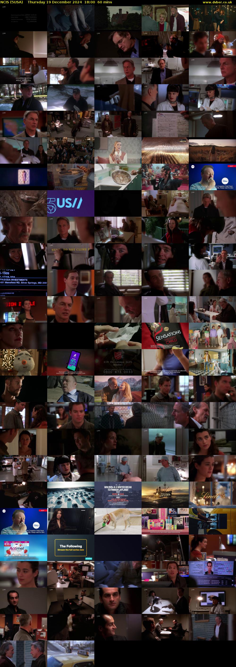 NCIS (5USA) Thursday 19 December 2024 18:00 - 19:00