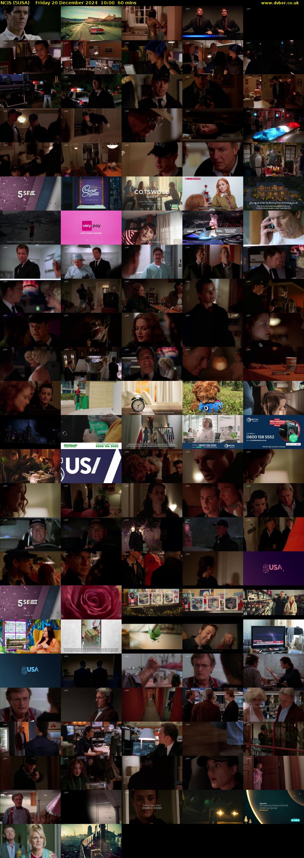 NCIS (5USA) Friday 20 December 2024 10:00 - 11:00