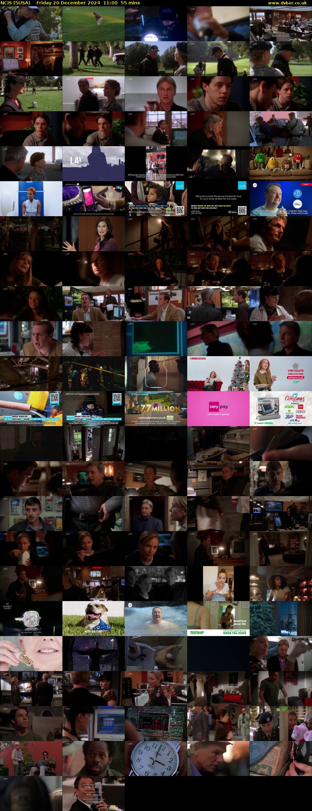 NCIS (5USA) Friday 20 December 2024 11:00 - 11:55