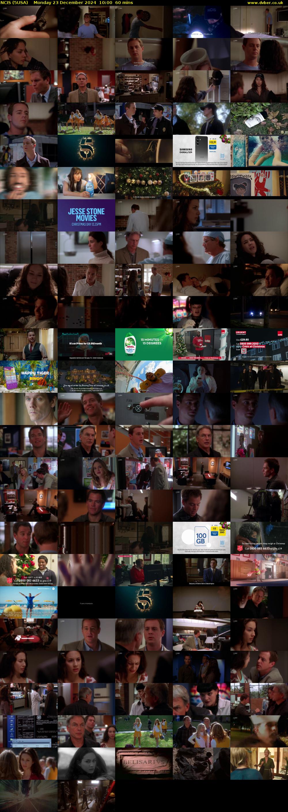 NCIS (5USA) Monday 23 December 2024 10:00 - 11:00