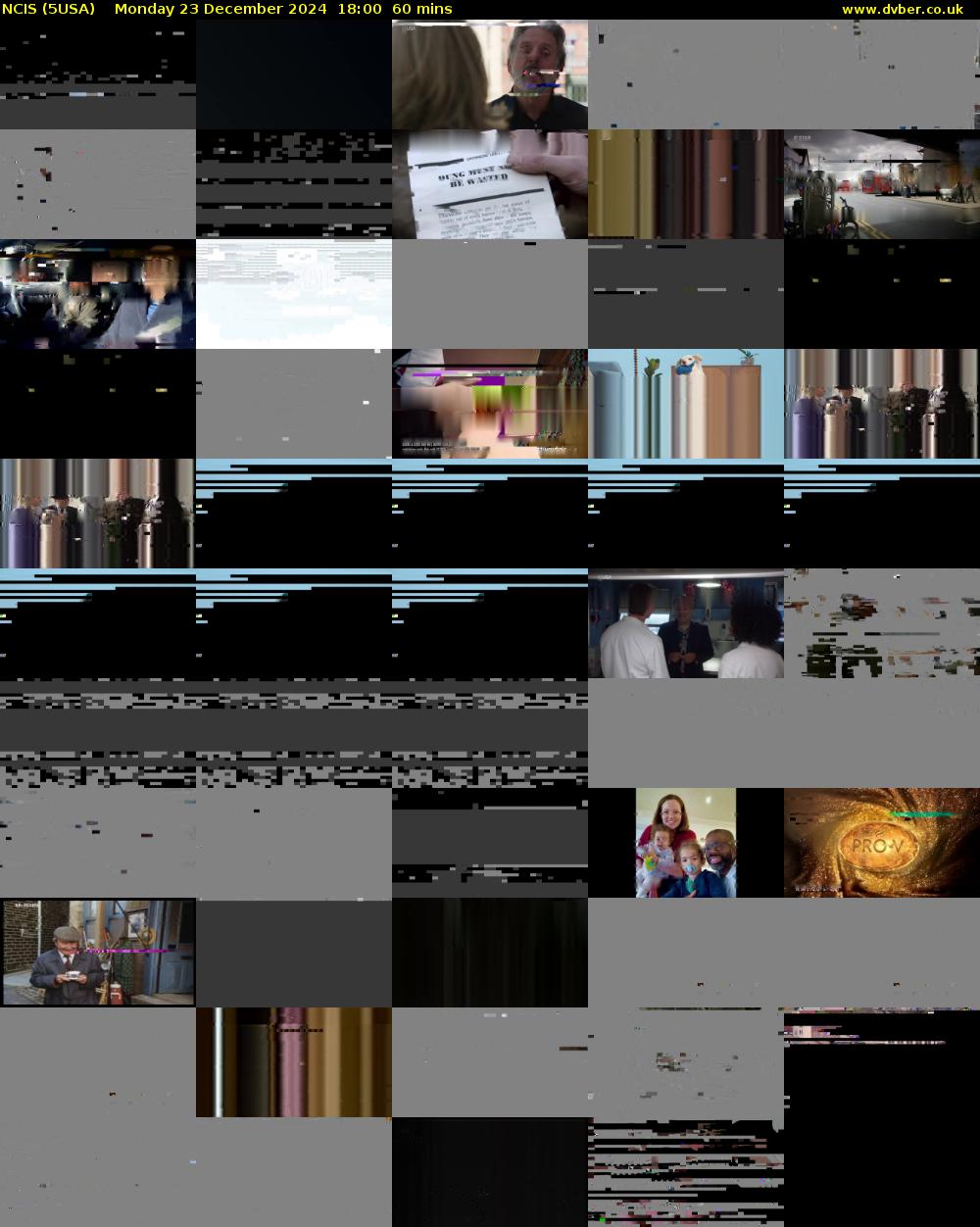 NCIS (5USA) Monday 23 December 2024 18:00 - 19:00