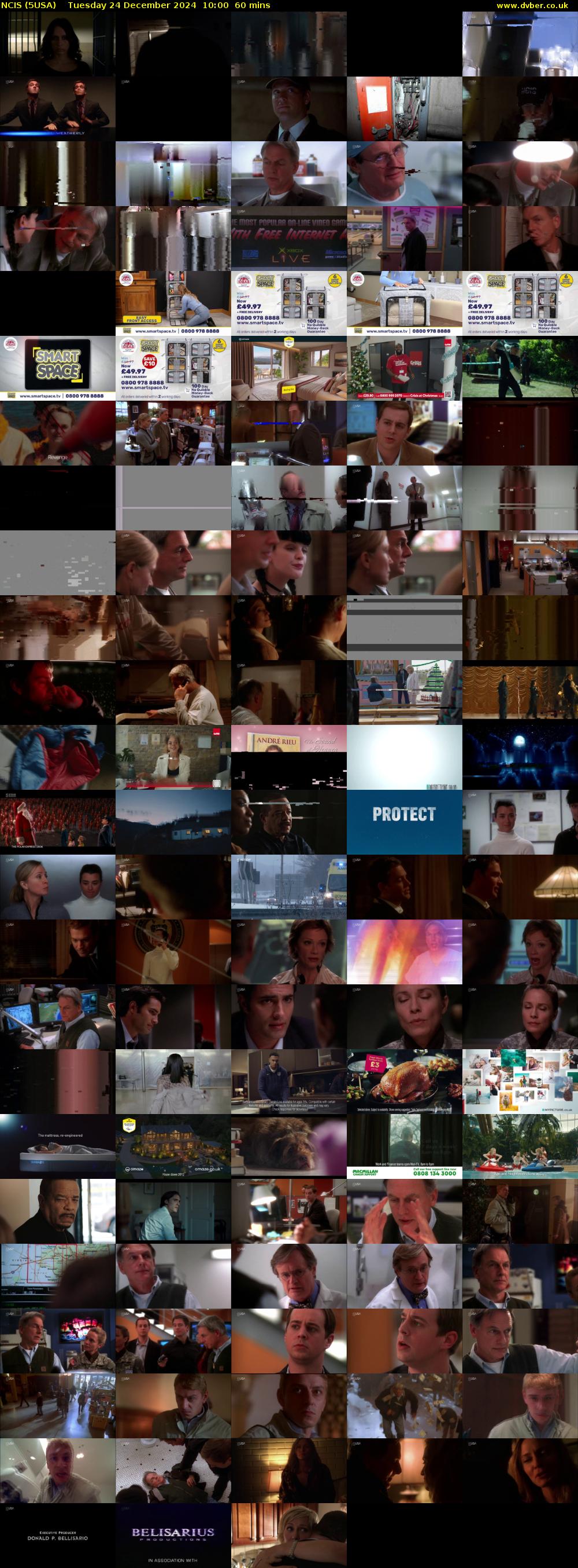 NCIS (5USA) Tuesday 24 December 2024 10:00 - 11:00