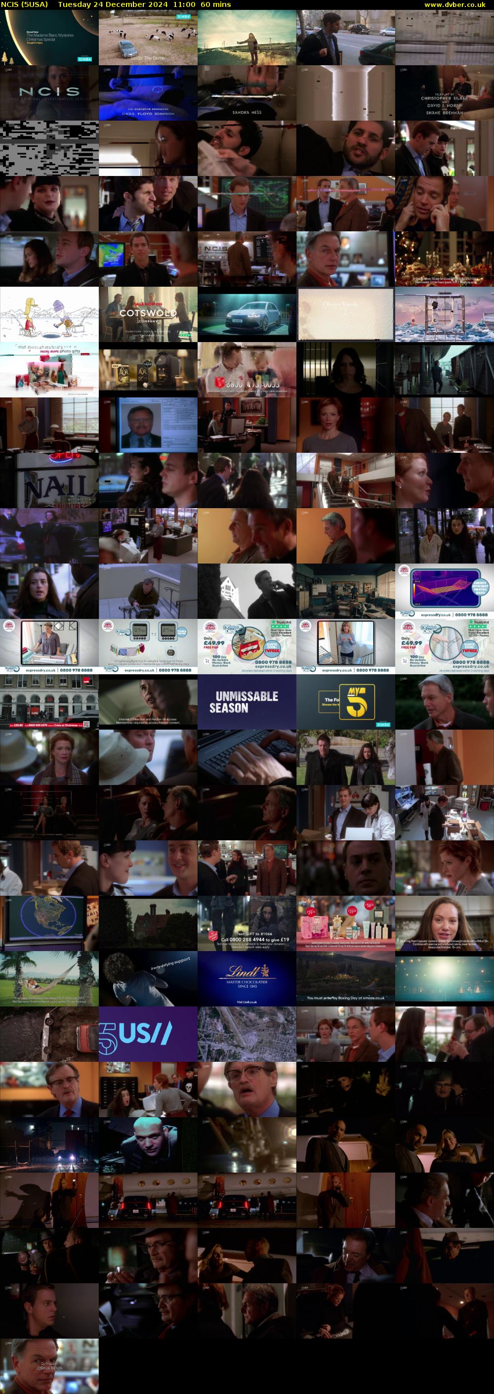 NCIS (5USA) Tuesday 24 December 2024 11:00 - 12:00
