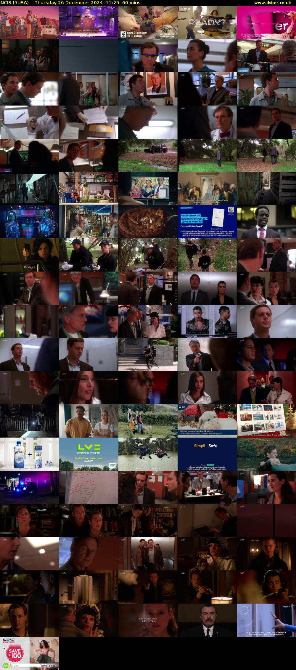 NCIS (5USA) Thursday 26 December 2024 11:25 - 12:25