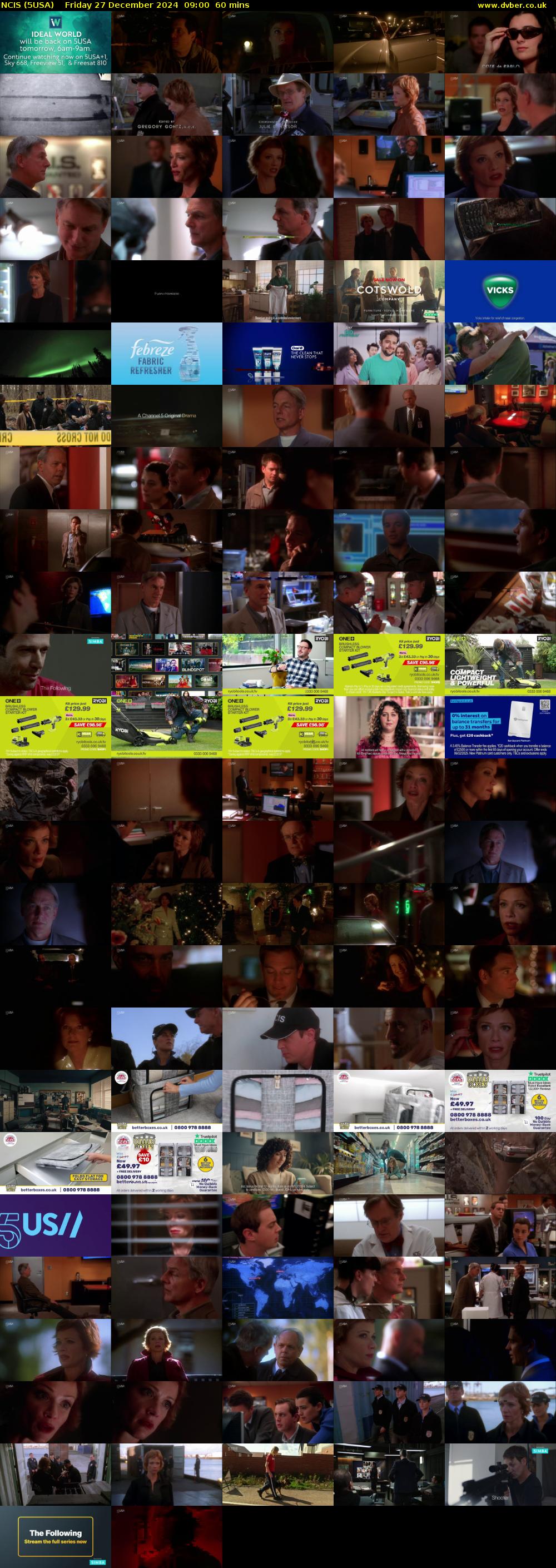 NCIS (5USA) Friday 27 December 2024 09:00 - 10:00