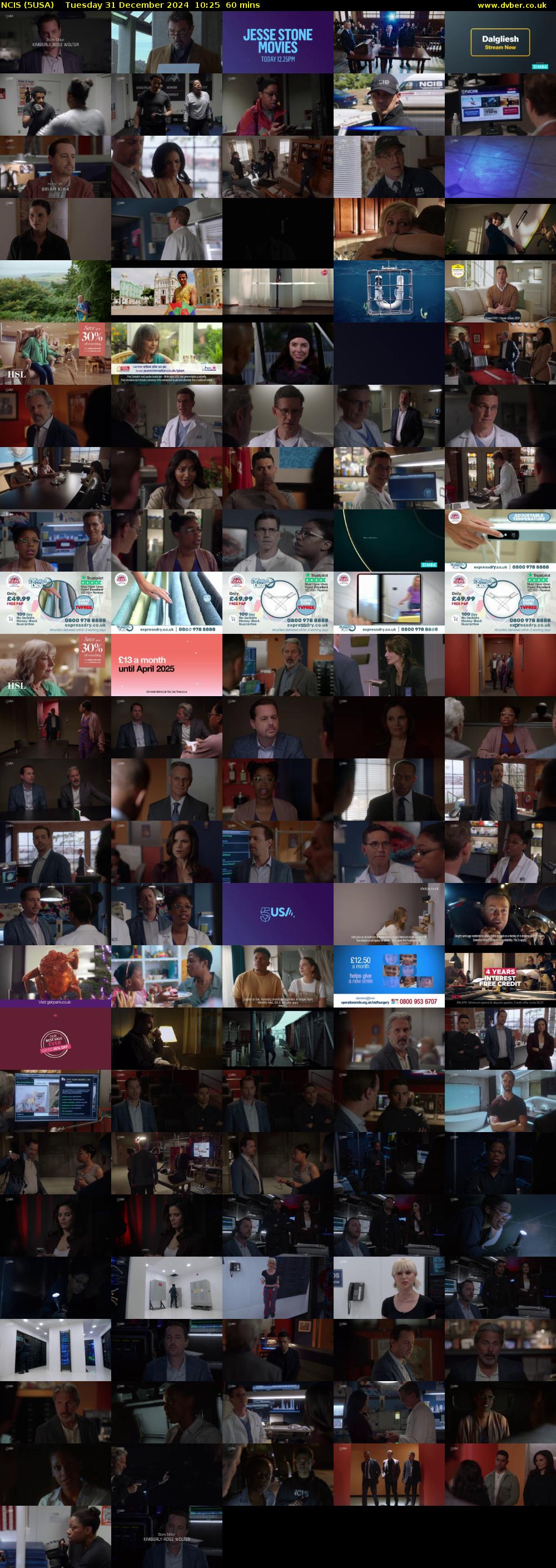 NCIS (5USA) Tuesday 31 December 2024 10:25 - 11:25