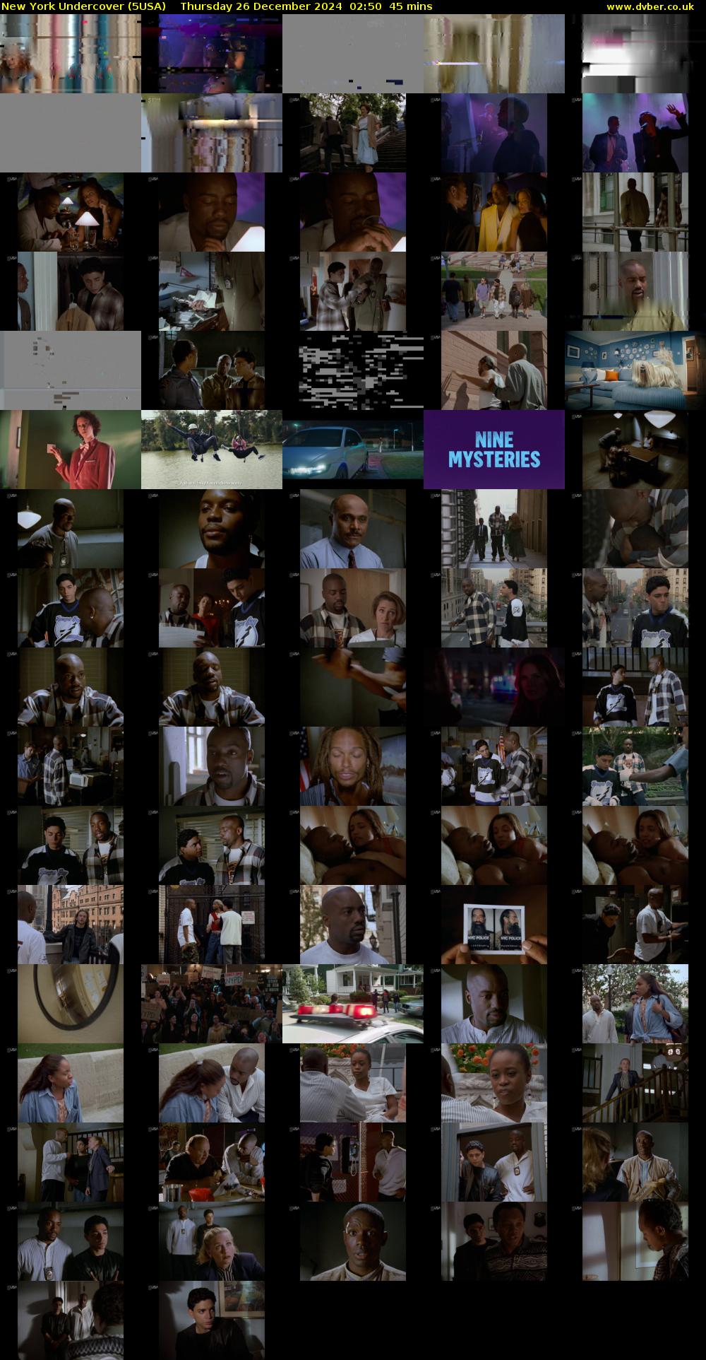 New York Undercover (5USA) Thursday 26 December 2024 02:50 - 03:35