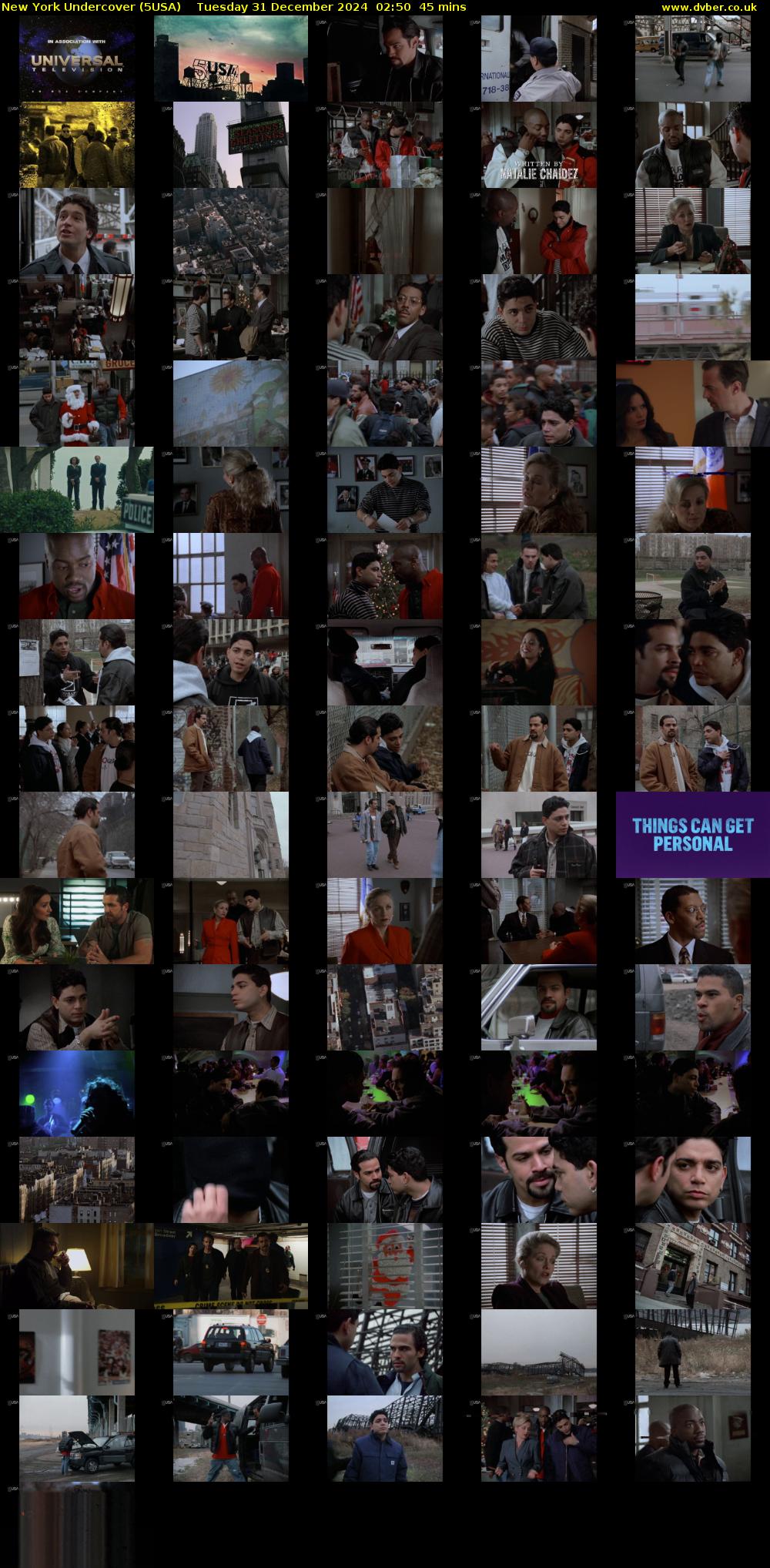 New York Undercover (5USA) Tuesday 31 December 2024 02:50 - 03:35