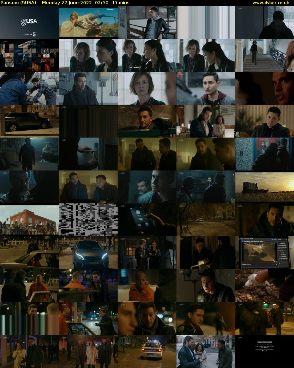 Ransom (5USA) Monday 27 June 2022 02:50 - 03:35