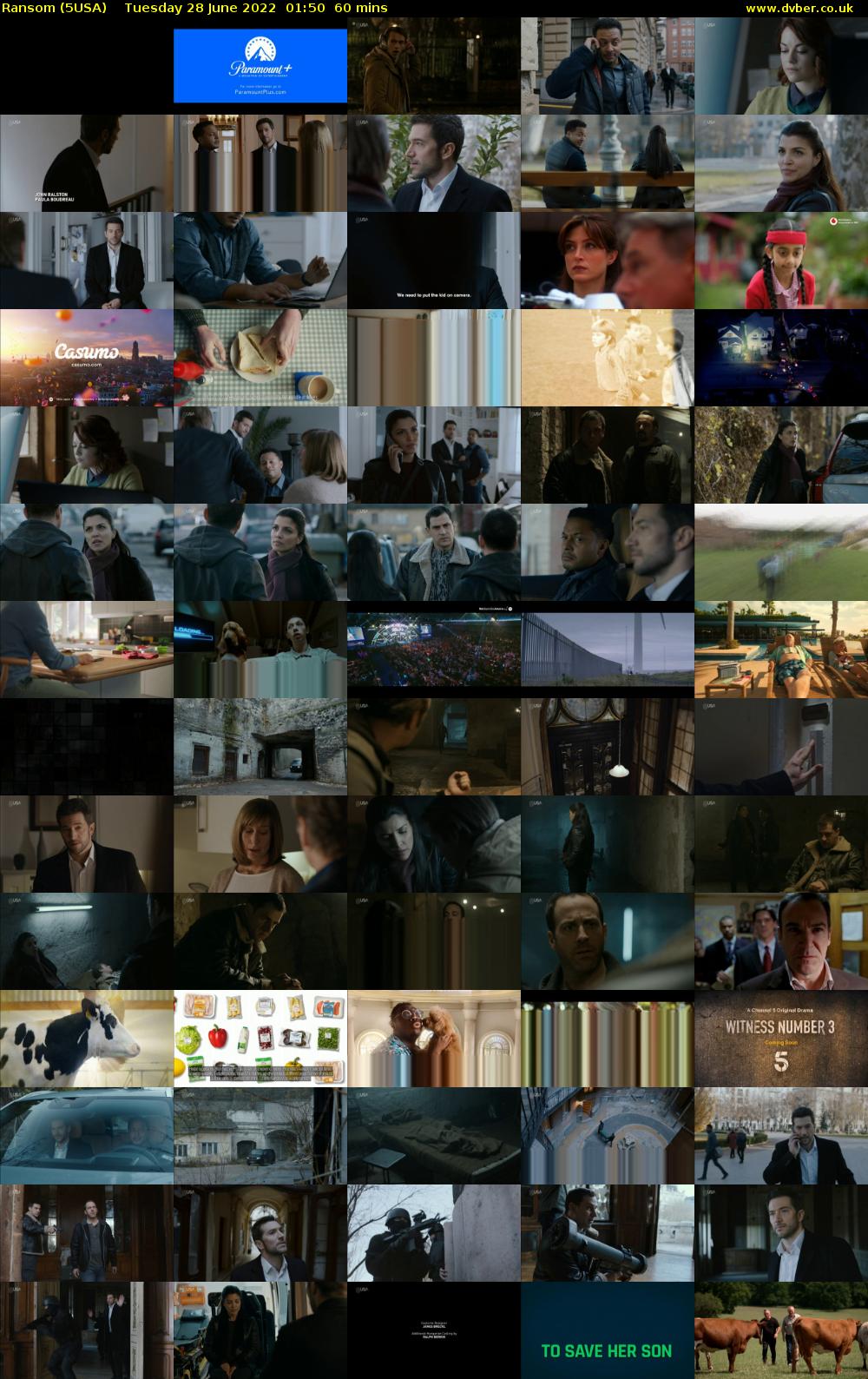 Ransom (5USA) Tuesday 28 June 2022 01:50 - 02:50